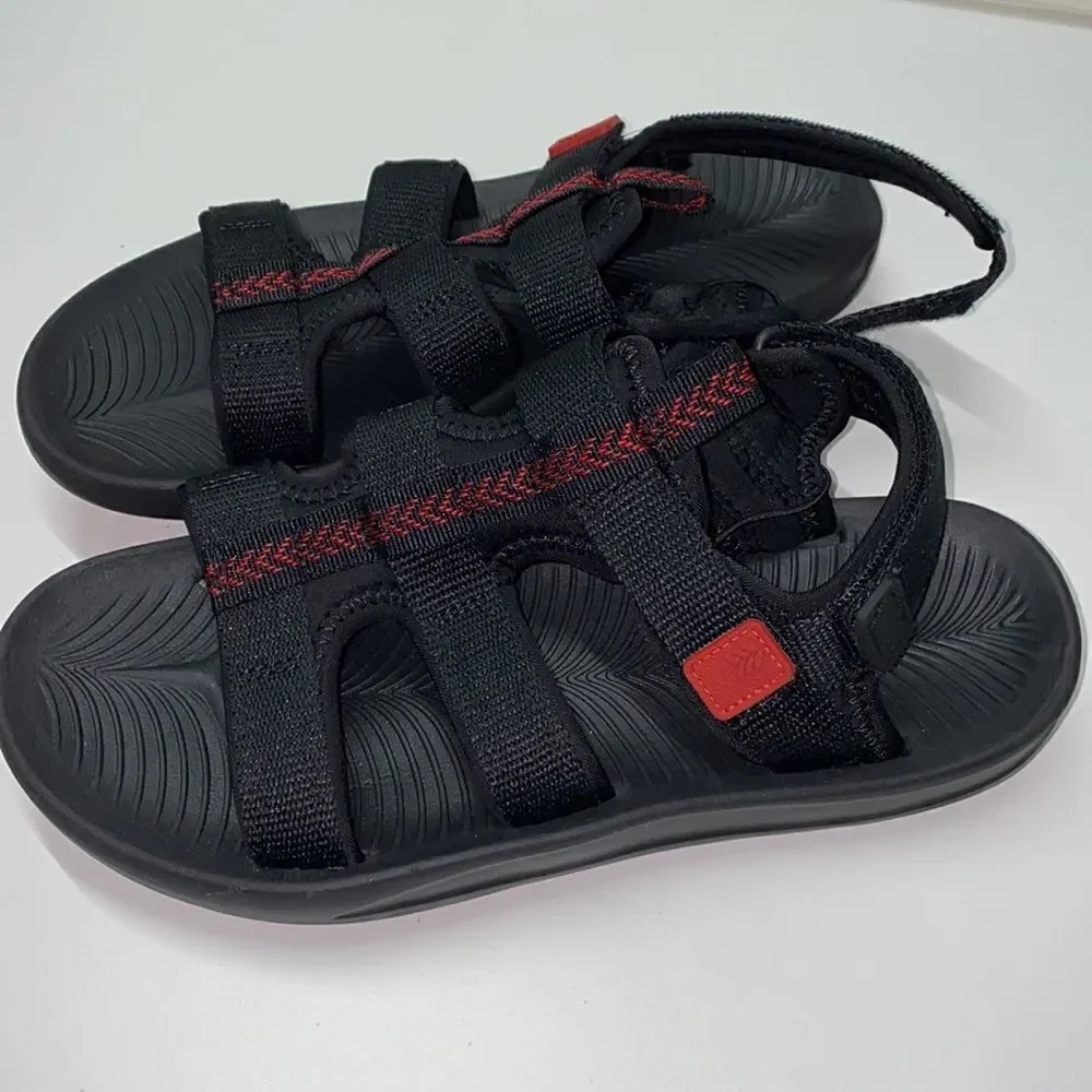 🐘all in motion sandals kids shoes New Black